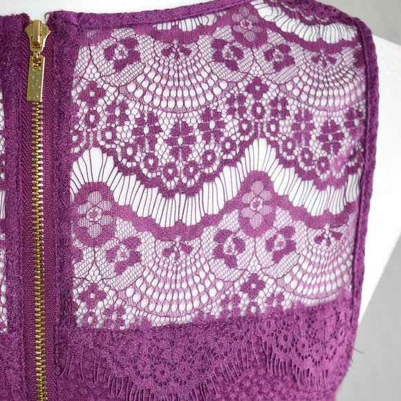 KENSIE SLEEVELESS LACE FIT AND FLARE DRESS SZ MED - Picture 6 of 8